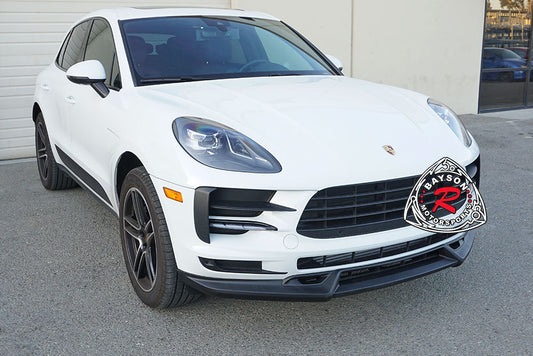 TA Style Front Lip For 2019-2022 Porsche Macan Base / S - Bayson R Motorsports