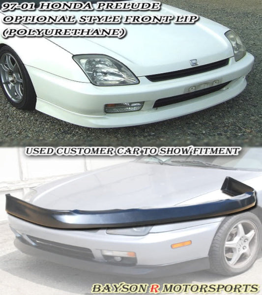 OPT Style Front Lip For 1997-2001 Honda Prelude - Bayson R Motorsports