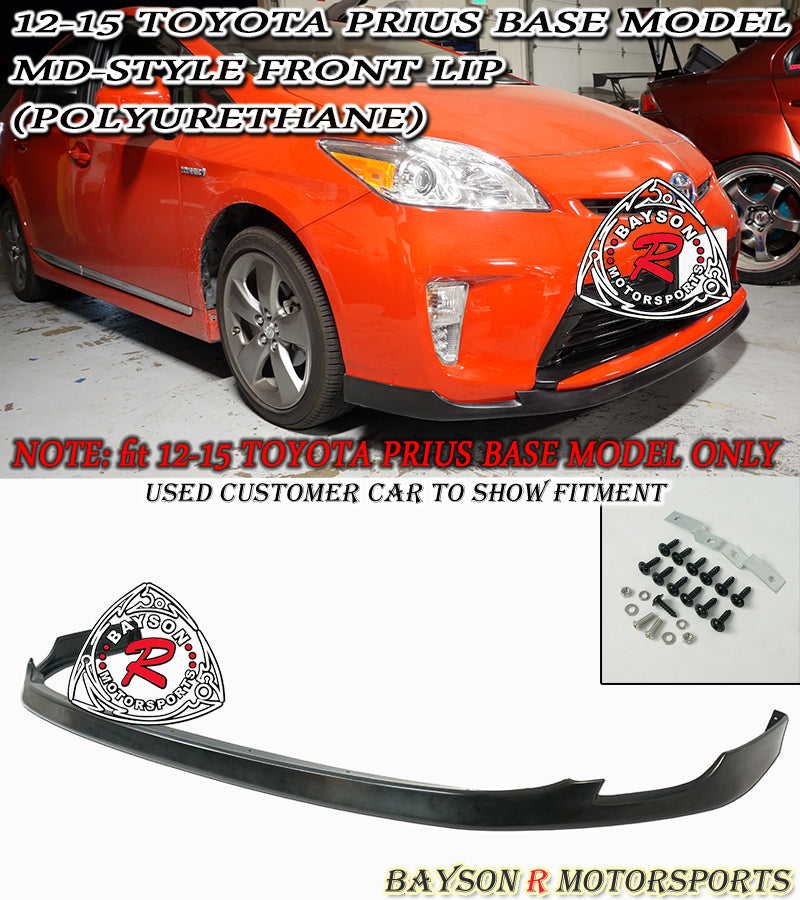 prius c front lip For Toyota Prime Bumper Splitter Diffuser Spoiler Gloss Black or collision damaged cover to restore your prized possessions aesthetic value PP Plastics Bodykit Bumper Lip