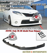 Citykruiser LT Style Front Lip For 2011-2017 Toyota Sienna (SE) - Bayson R Motorsports