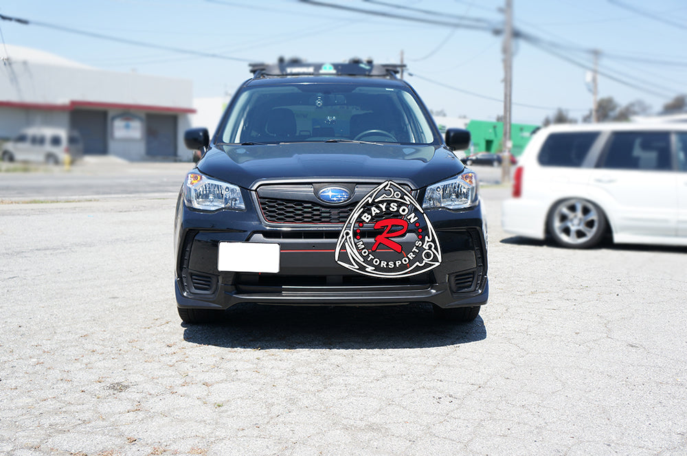 OE Style Front Lip (Polyurethane) For 2014-2018 Subaru Forester XT - Bayson R Motorsports