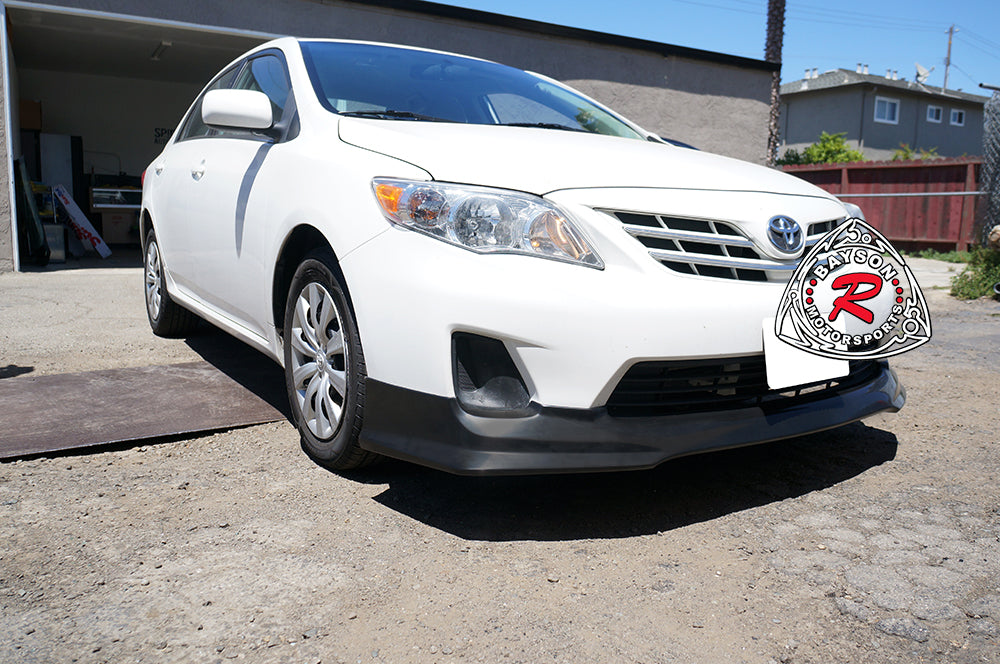 T Style Front Lip For 2011-2013 Toyota Corolla - Bayson R Motorsports