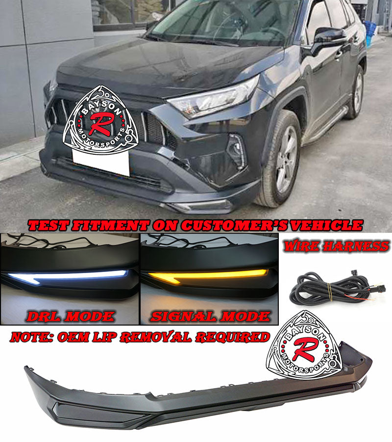 KS Style Front Lip For 2019-2022 Toyota RAV4 (Won't Fit Adventure / TRD Off Road / Prime) - Bayson R Motorsports