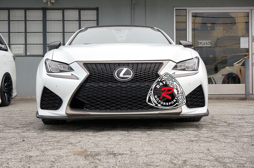 LX Style Front Lip (Carbon Fiber) For 2015-2018 Lexus RC F - Bayson R Motorsports
