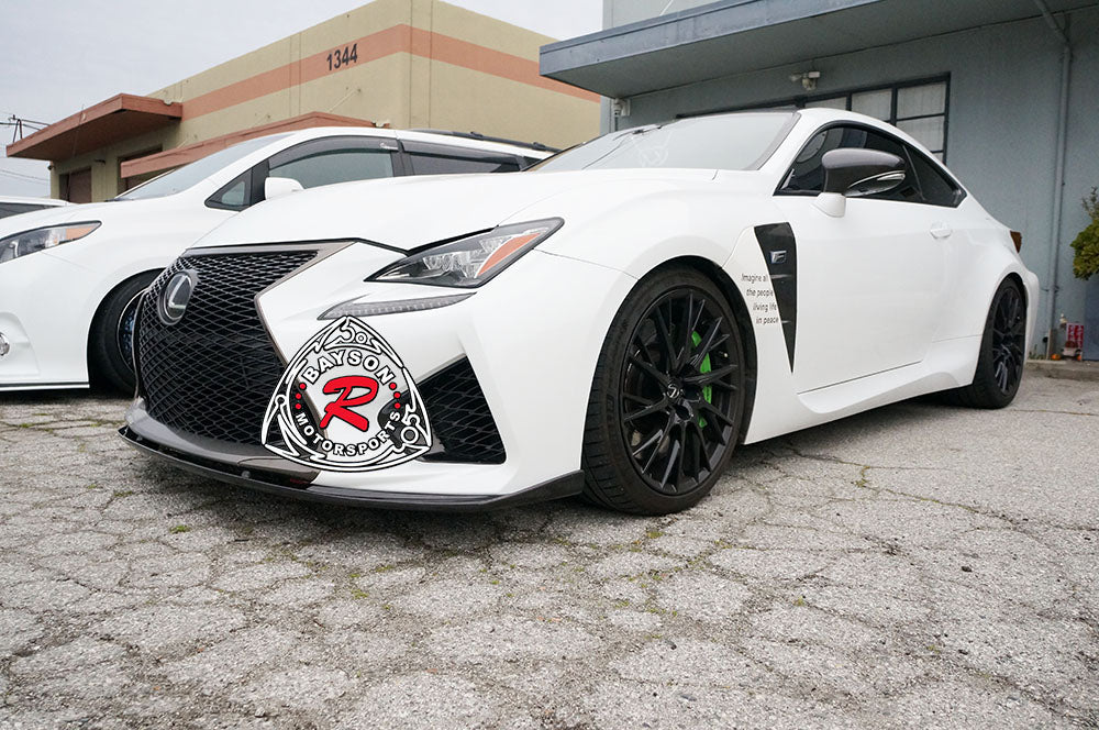 LX Style Front Lip (Carbon Fiber) For 2015-2018 Lexus RC F - Bayson R Motorsports