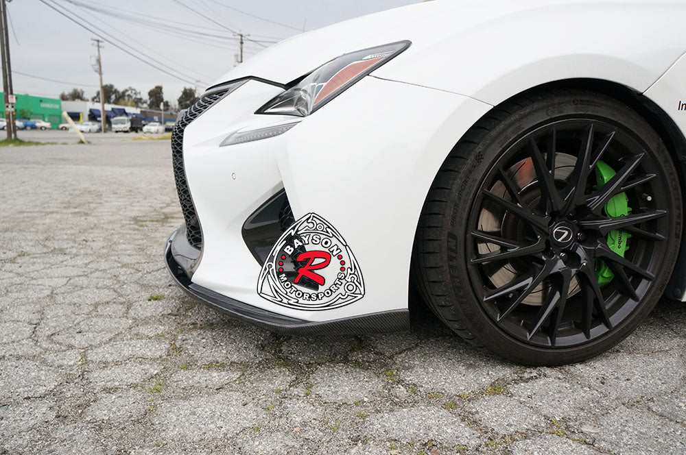 LX Style Front Lip (Carbon Fiber) For 2015-2018 Lexus RC F - Bayson R Motorsports