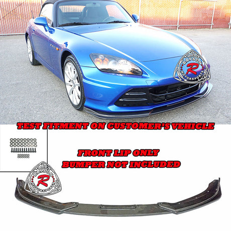 Anniversary Front Lip (Carbon Fiber) For 2000-2009 Honda S2000 20th Anniversary Front Bumper Only - Bayson R Motorsports