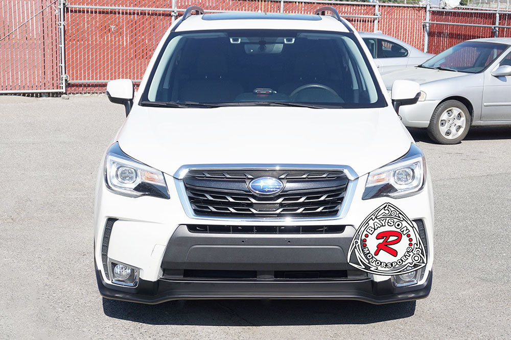 STi Style Front Lip (PP) For 2014-2018 Subaru Forester XT - Bayson R Motorsports