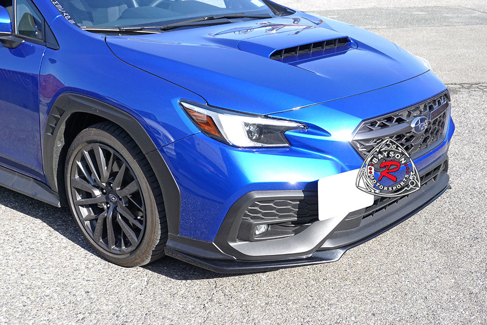 STI Style Front Lip (ABS Plastic) For 2022-2023 Subaru WRX - Bayson R Motorsports