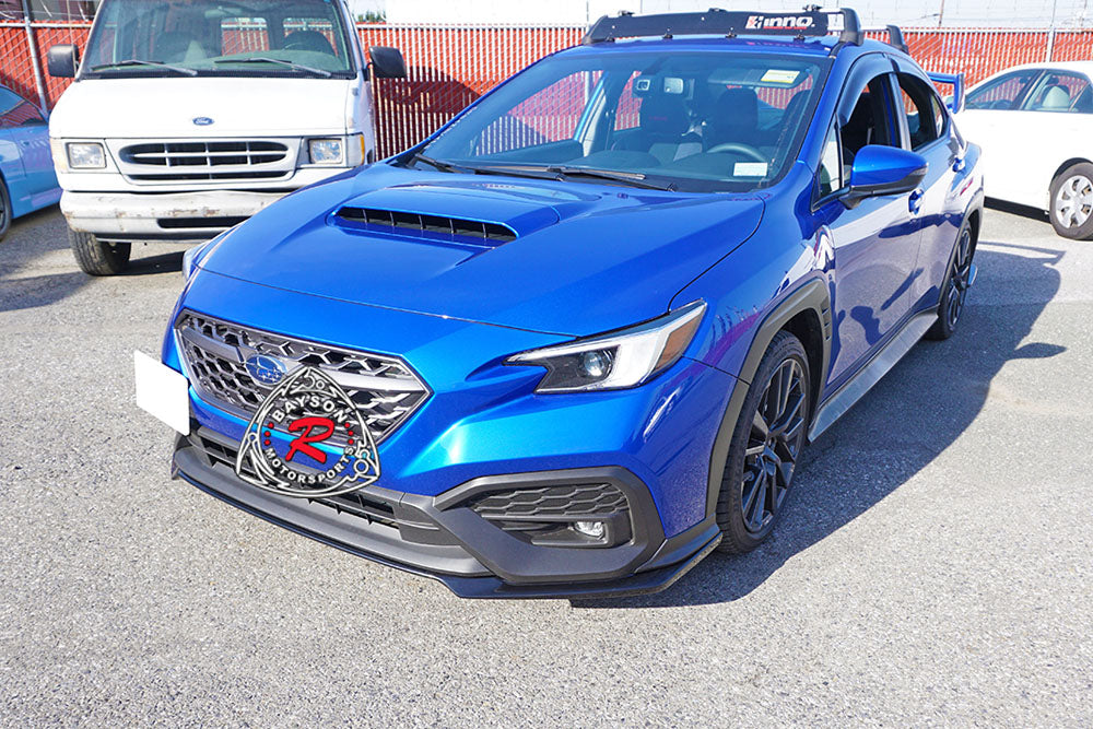 STI Style Front Lip (ABS Plastic) For 2022-2023 Subaru WRX - Bayson R Motorsports