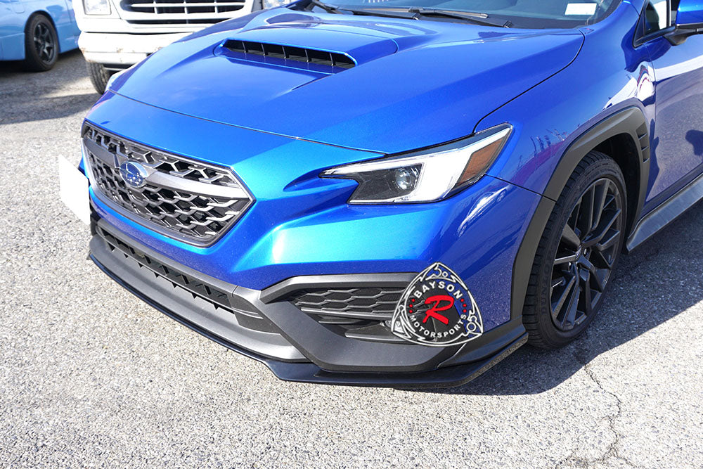 STI Style Front Lip (ABS Plastic) For 2022-2023 Subaru WRX - Bayson R Motorsports