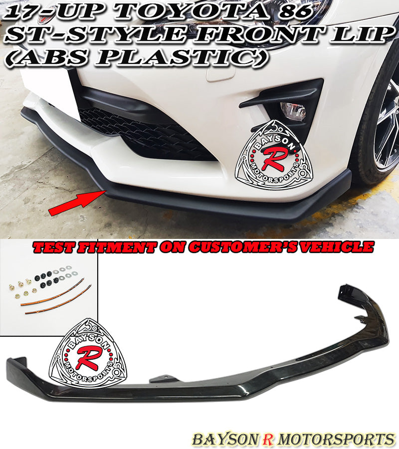 ST Style Front Lip For 2017-2021 Toyota 86 - Bayson R Motorsports