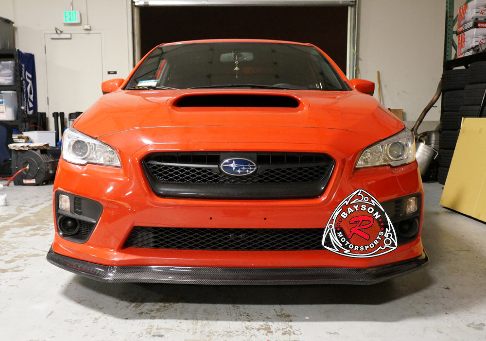 CS Style Front Lip (Carbon Fiber) For 2015-2017 Subaru WRX STi - Bayson R Motorsports