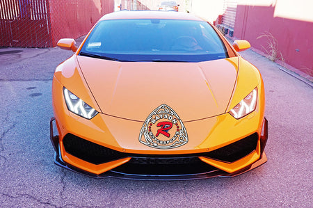 GT Style Front Lip (Carbon Fiber) For 2015-2019 Lamborghini Huracan LP610-4 - Bayson R Motorsports