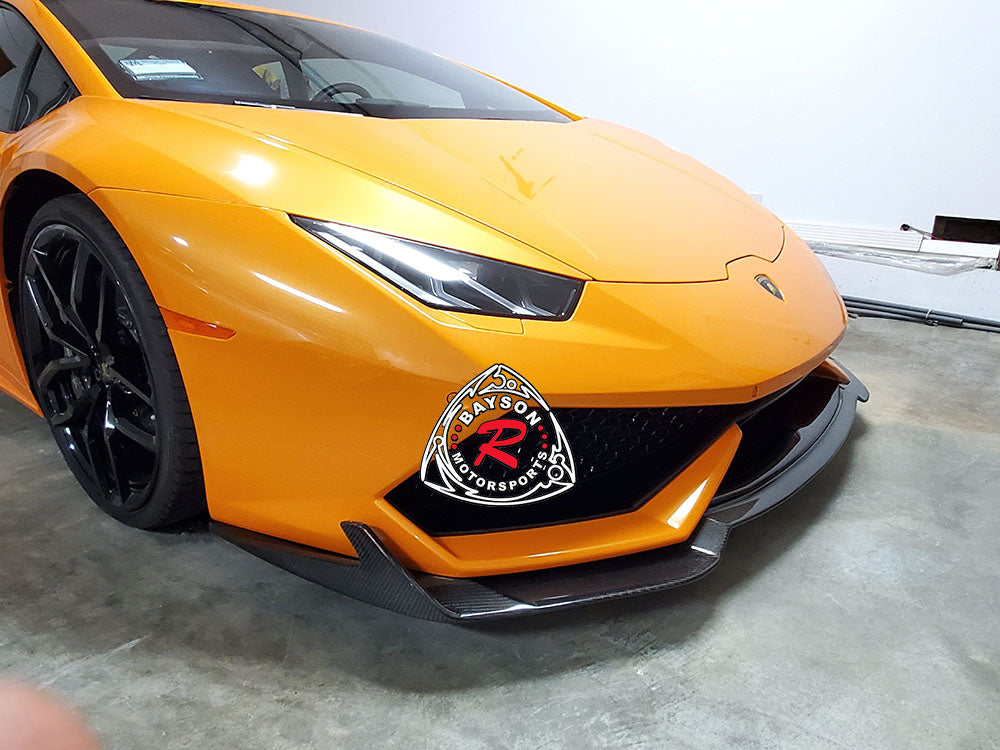 RZ Style Front Lip (Carbon Fiber) For 2015-2019 Lamborghini Huracan LP610-4 - Bayson R Motorsports