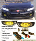 Foglights Kit For 2009-2011 Honda Civic 4Dr - Bayson R Motorsports