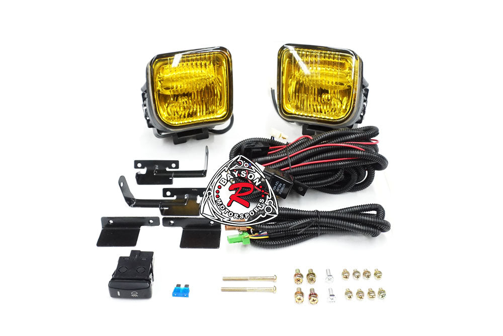 Fog Lights Kit (Yellow) For 1996-1998 Honda Civic