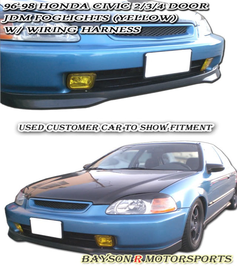 Foglights Kit For 1996-1998 Honda Civic - Bayson R Motorsports