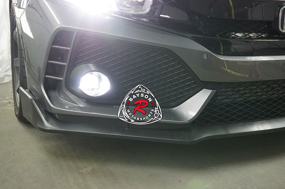 LED Fog Lights (White) For Most Honda Vehicles - Bayson R Motorsports