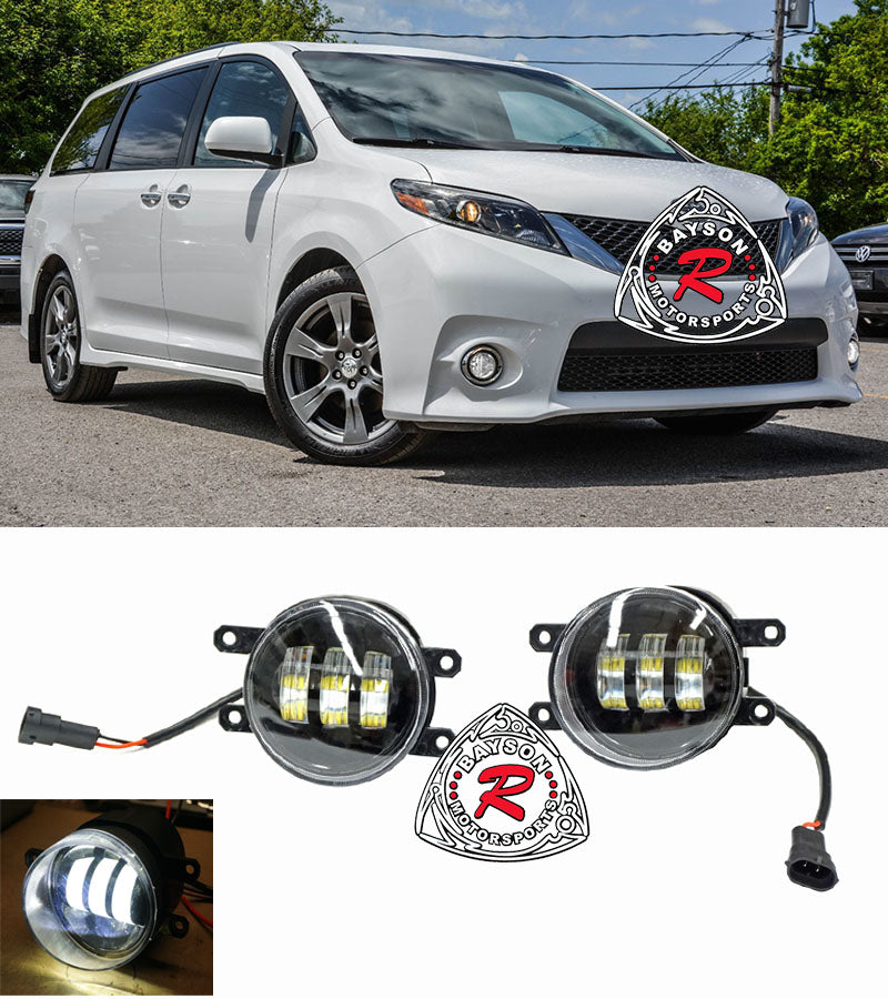 LED Fog Lights (White) For Most Toyota/Lexus/Scion Vehicles