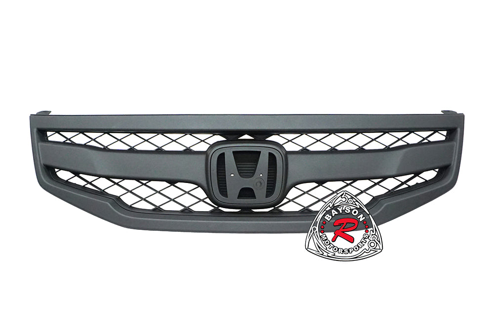 JDM-Style Grille (MATT BLACK) W/O Emblem For 2011-2012 Honda Accord 4Dr - Bayson R Motorsports