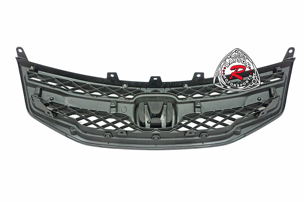 JDM-Style Grille (MATT BLACK) W/O Emblem For 2011-2012 Honda Accord 4Dr - Bayson R Motorsports