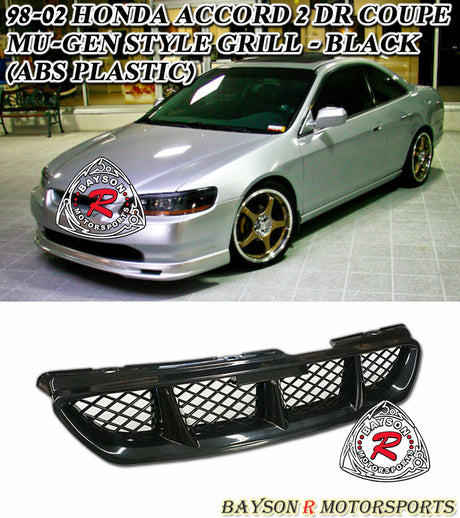 MU Style Grille For 1998-2002 Honda Accord 2Dr - Bayson R Motorsports