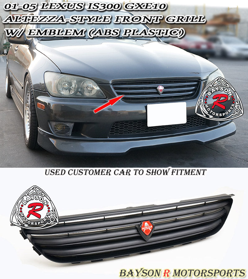 Altezza Style Front Grille For 2001-2005 Lexus IS - Bayson R Motorsports