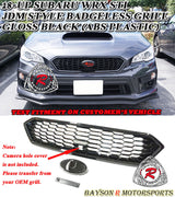 JDM Style Front Grille For 2018-2021 Subaru WRX STi - Bayson R Motorsports