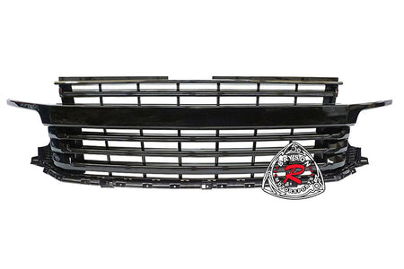 Badge-less Grille (Gloss Black) For 2021-2022 Chevrolet Tahoe & Suburban - Bayson R Motorsports