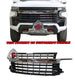 Badge-less Grille (Gloss Black with Mid Bar Chrome) For 2021-2022 Chevrolet Tahoe & Suburban - Bayson R Motorsports