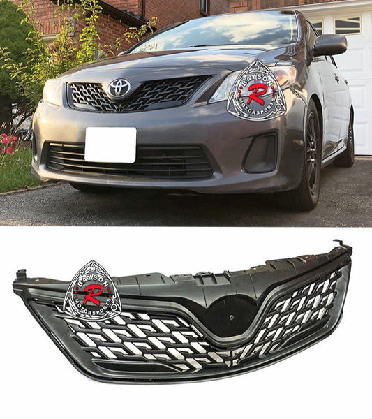Altis ZR6 Style Front Grille For 2011-2013 Toyota Corolla - Bayson R Motorsports