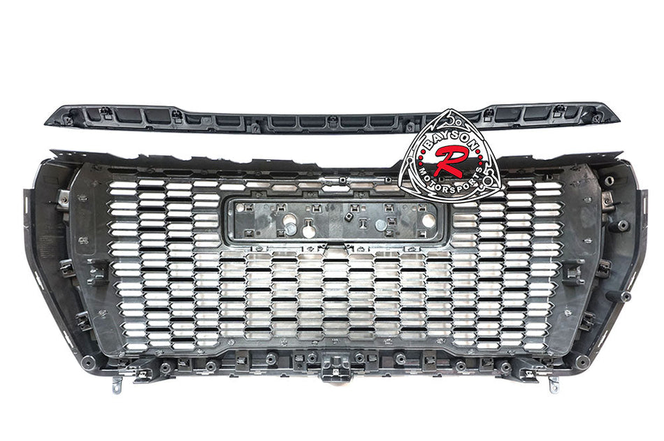 DL Style Grille (Gloss Black) For 2021-2022 GMC Yukon - Bayson R Motorsports