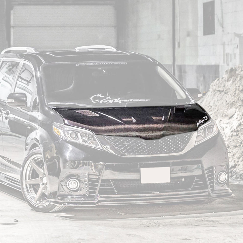 CityKrusier Style (Carbon Fiber) Hood For 2011-2017 Toyota Sienna