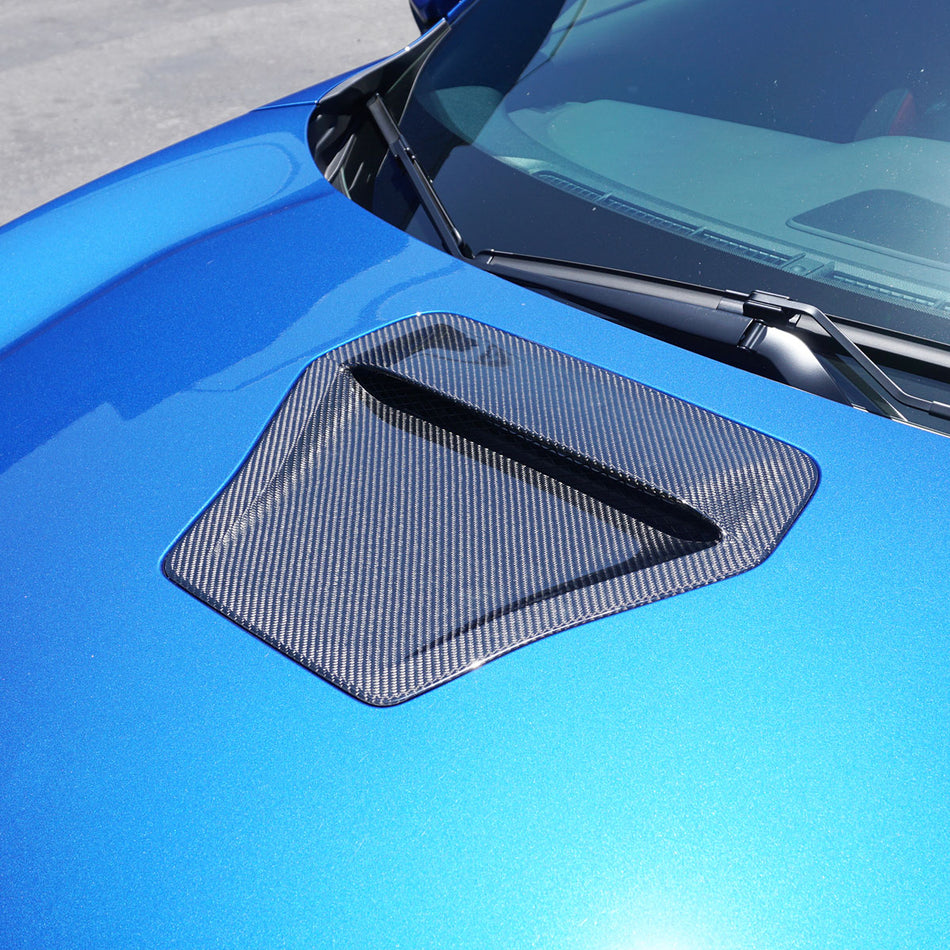 OE Style (Carbon Fiber) Hood Scoop For 2017-2021 Honda Civic Typer R (FK8)