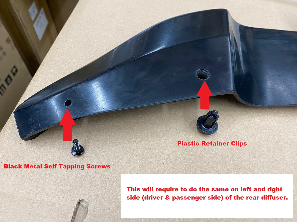 A Style Rear Diffuser For 2022-2025 Subaru BRZ/Toyota GR86