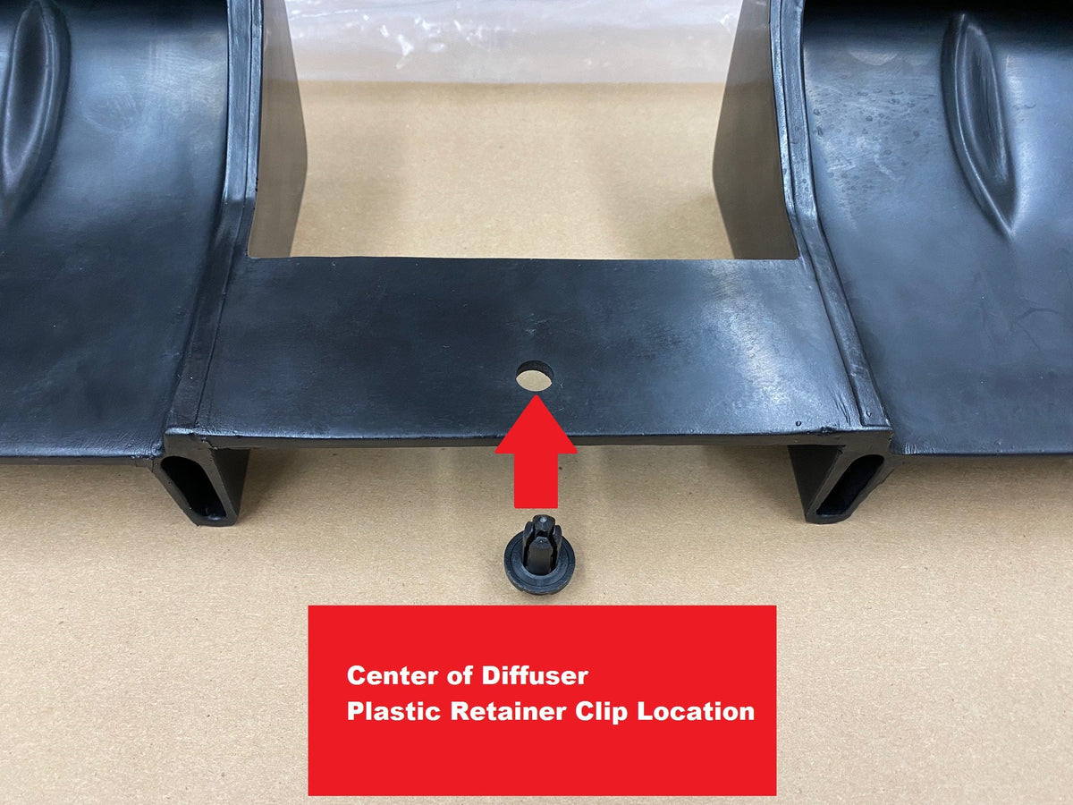 A Style Rear Diffuser For 2022-2025 Subaru BRZ/Toyota GR86