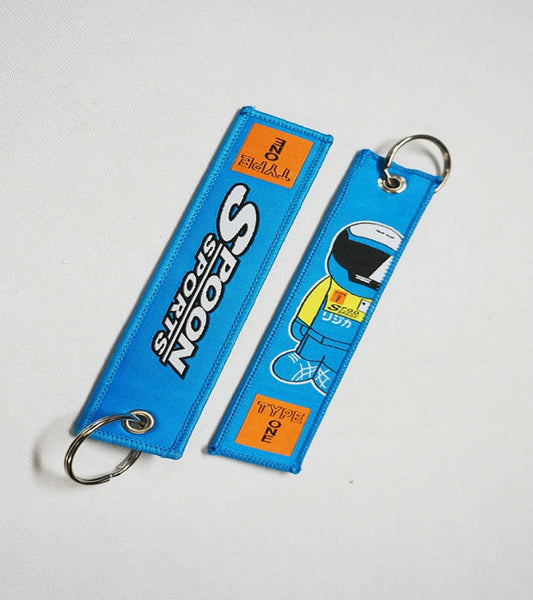 SPN Sport Flight Tag Key Chain (Light Blue) - Bayson R Motorsports