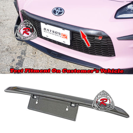 BRAND NEW 1PCS JDM Nismo Carbon Fiber Look Bumper Front License Plate Holder Relocate Adjustable Bracket BRAND NEW 1PCS JDM Nismo Carbon Fiber Look Bumper Front License Plate Holder Relocate Adjustable Bracket