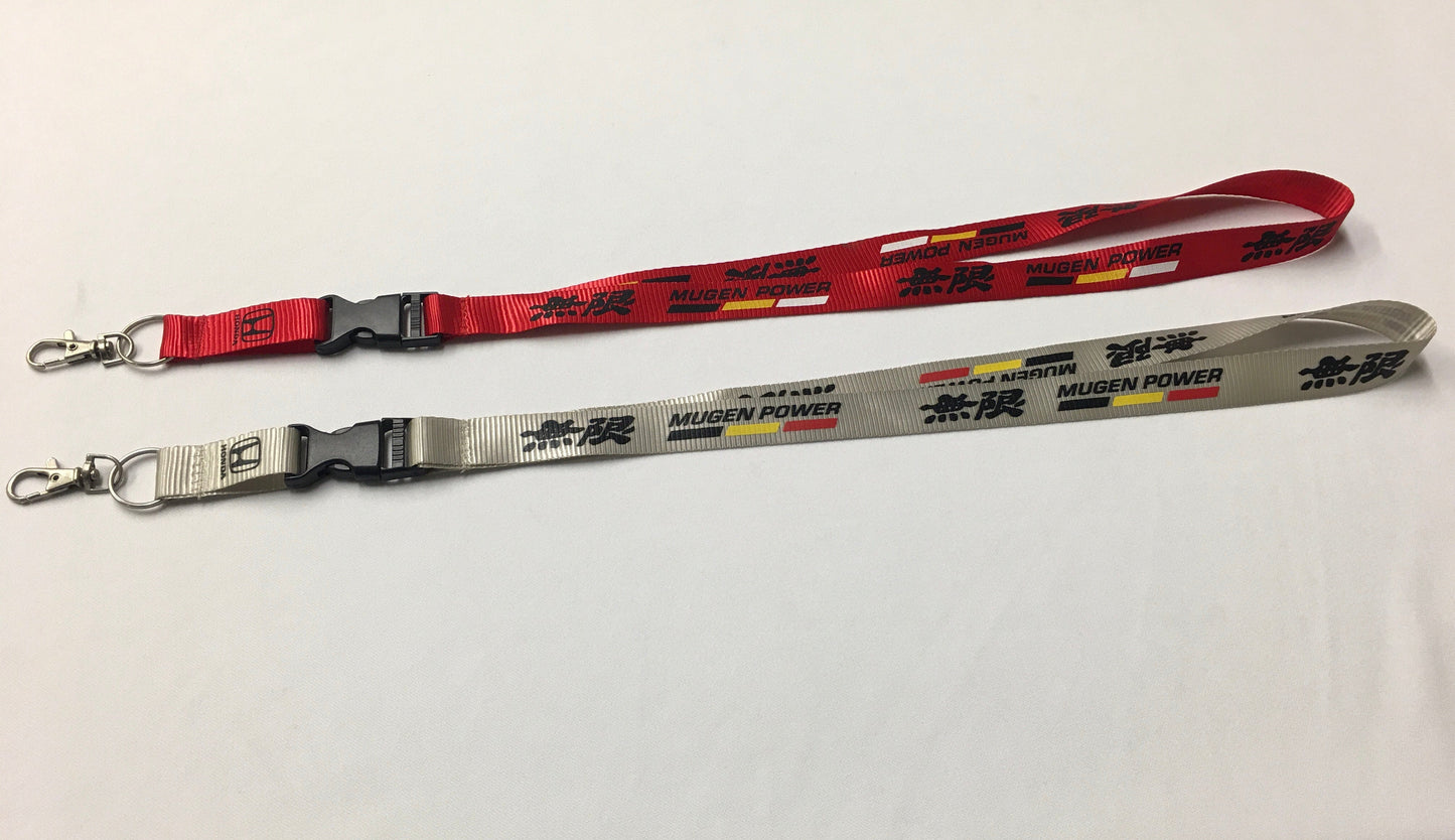 MU Style Lanyard With Metal Clasp (Red or Silver) - Bayson R Motorsports