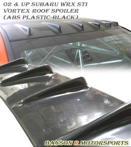VG-Style Rear Roof Fin Spoiler For 2002-2007 Subaru Impreza WRX STi 4Dr - Bayson R Motorsports