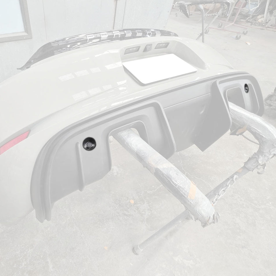 PDC Holders and Connector Extensions ONLY For GT4 Style Rear Diffuser with Dual Exhaust Tips For 2017-2025 Porsche Boxster/Cayman (718)