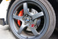 Rays Gram Lights GL Wheel Center Caps Black Chrome with Blue (Set of 4) - Bayson R Motorsports