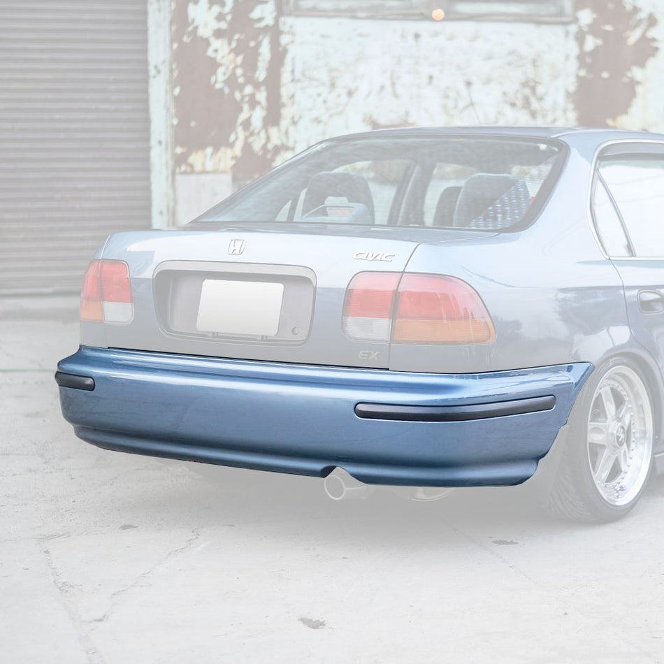 SiR Style Rear Bumper For 1996-1998 Honda Civic (2Dr Coupe/4Dr Sedan)