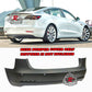 Replacement Rear Bumper Cover For 2017-2022 Tesla Model 3 - Bayson R Motorsports