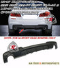 MP-Style Rear Diffuser For 2011-2016 BMW 5-Series F10 F11 (Dual Outlets Single Tip) - Bayson R Motorsports