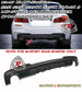 MP-Style Rear Diffuser For 2011-2016 BMW 5-Series F10 F11 (Dual Outlets Single Tip) - Bayson R Motorsports