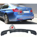 MP Style Rear Diffuser For 2012-2018 BMW 3-Series F30 F31 (Dual Outlets Single Tip) - Bayson R Motorsports