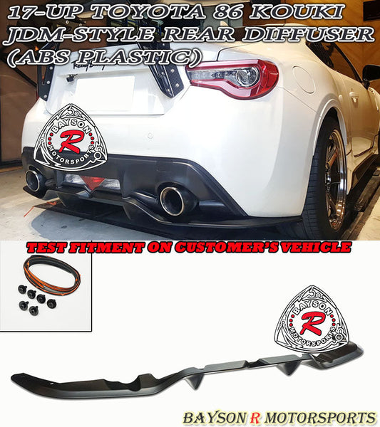 JDM Style Rear Diffuser For 2017-2021 Toyota 86 - Bayson R Motorsports