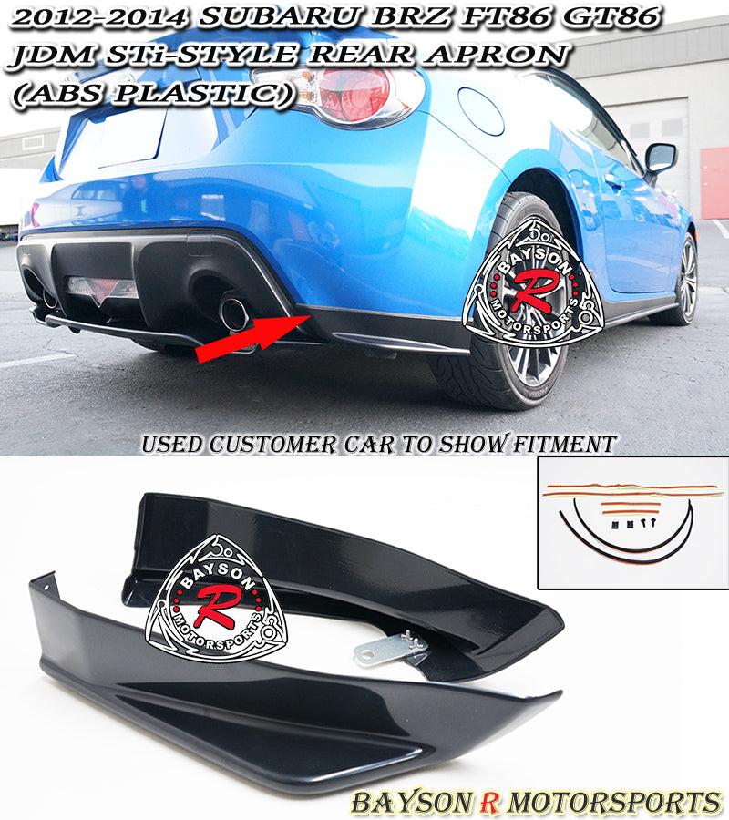 ST Style Rear Aprons For 2012-2016 Scion FR-S
